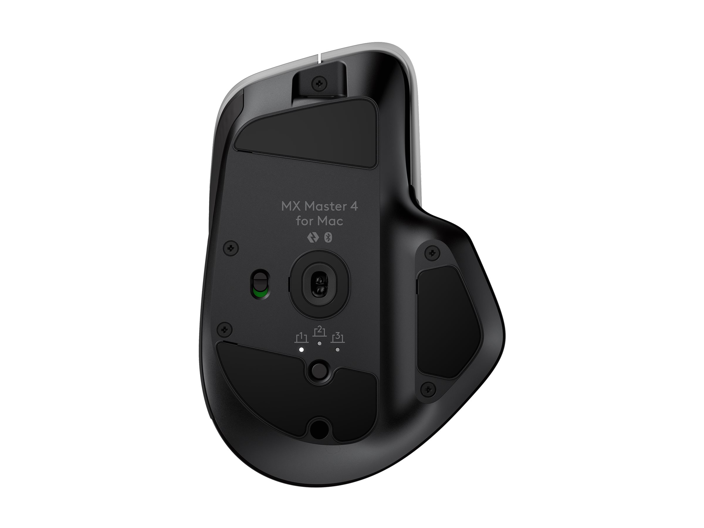 Logitech MX Master 4 for Mac - Maus - 8 Tasten - kabellos - Bluetooth, 2.4 GHz - kabelloser Empfänger (USB), Ansicht 4