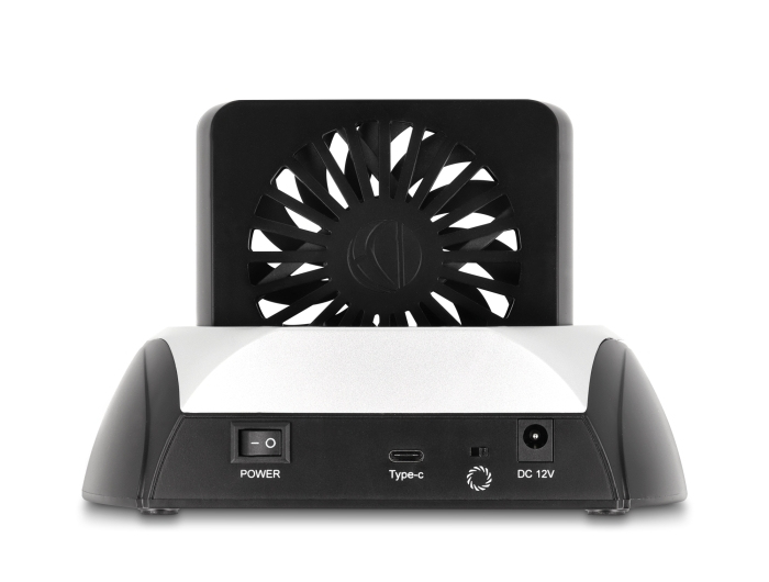 Delock USB 10 Gbps Dockingstation für 2.5? 3.5? SATA HDD SSD oder M.2 NVMe PCIe, Ansicht 3