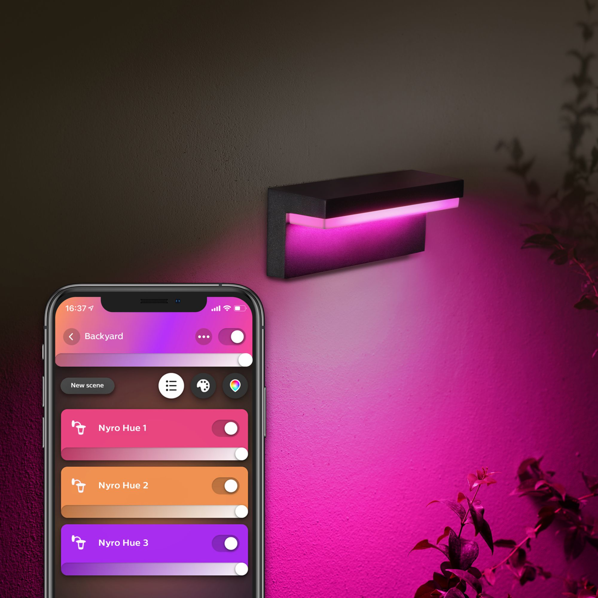 Philips Hue Nyro - Wandleuchte - LED - 13.5 W, Ansicht 3