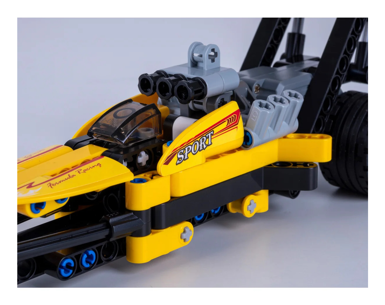 JAMARA CaDA Drag Racing 1 24 Bricks gelb, Ansicht 2