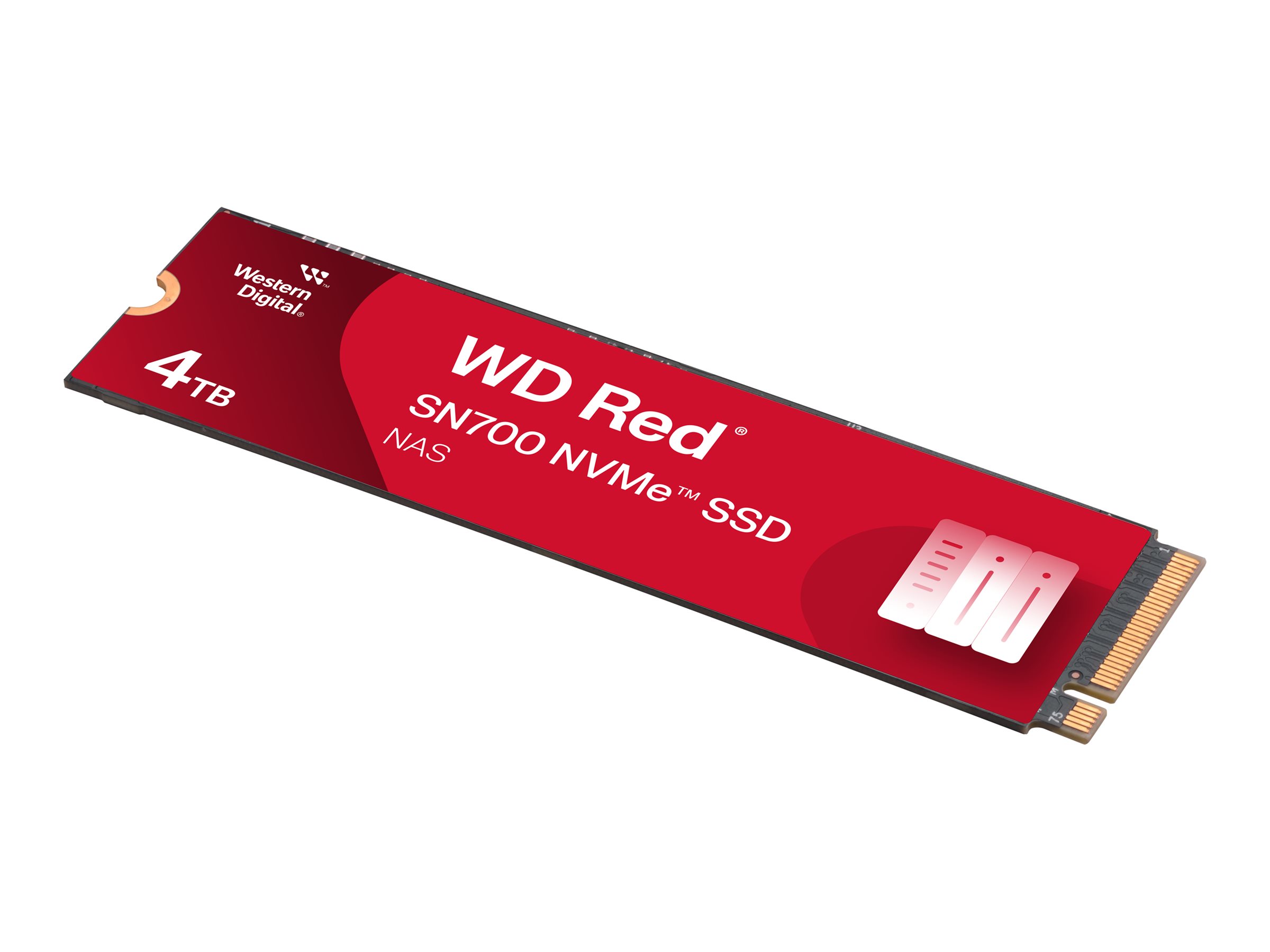 WD Red SN700 WDS400T1R0C - SSD - 4 TB - intern - M.2 2280 - PCIe 3.0 x4 (NVMe)