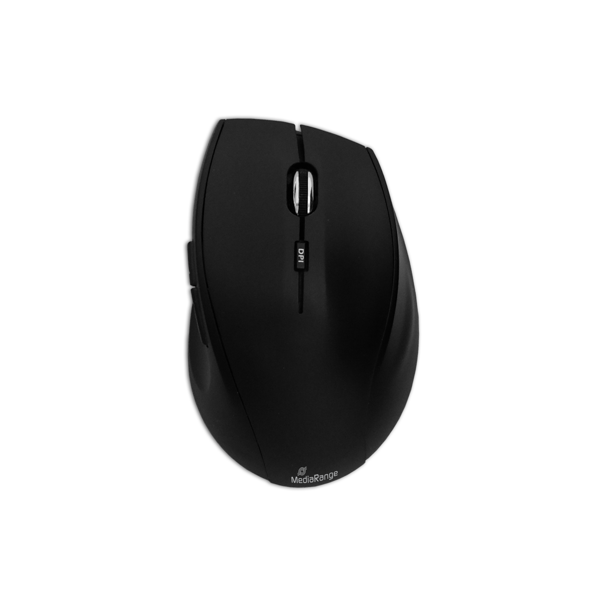 MEDIARANGE MROS208 - Maus - optisch - 5 Tasten - kabellos - 2.4 GHz - kabelloser Empfänger (USB), Ansicht 3