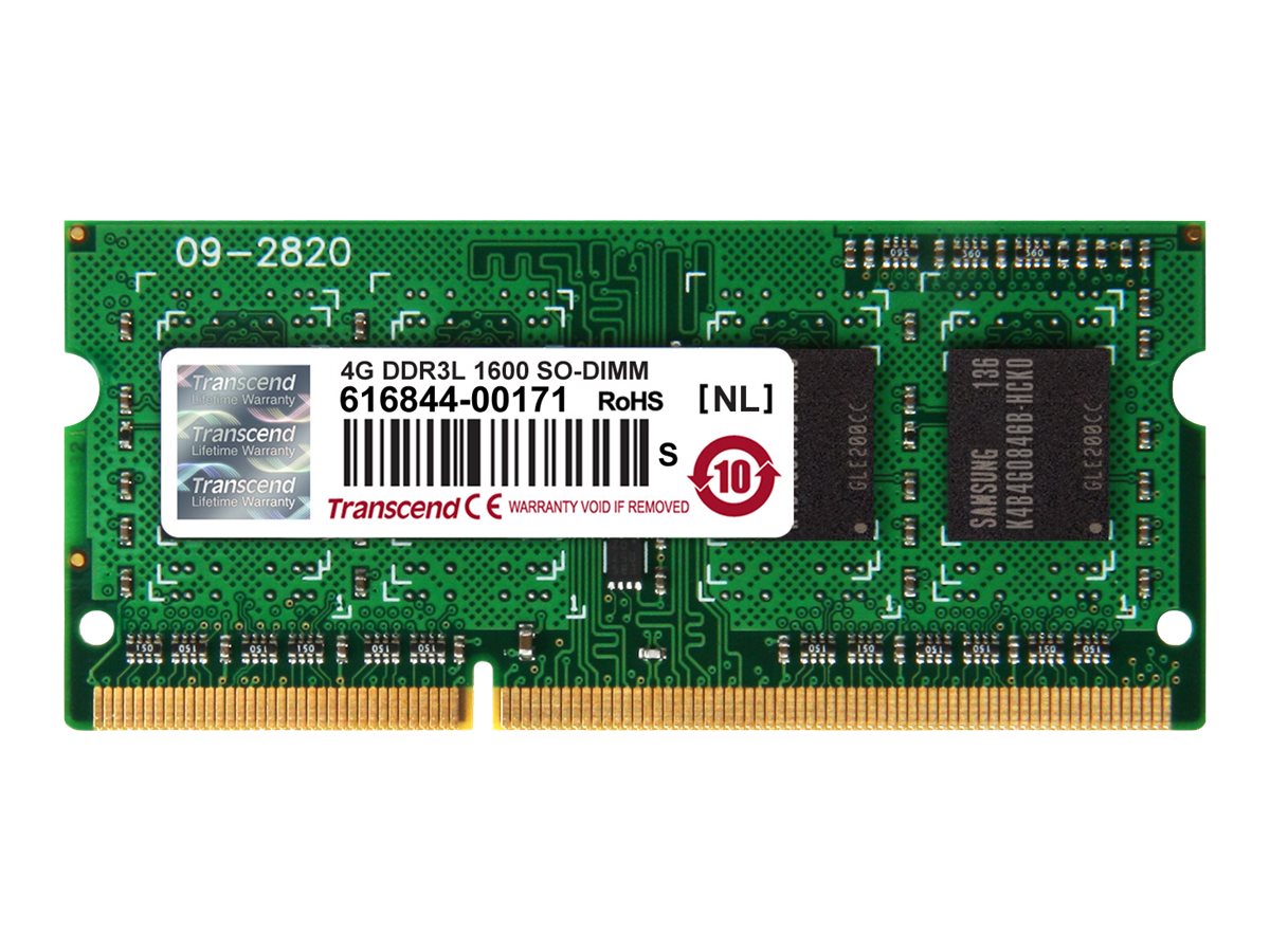 Transcend - DDR3L - Modul - 4 GB - SO DIMM 204-PIN - 1600 MHz / PC3L-12800