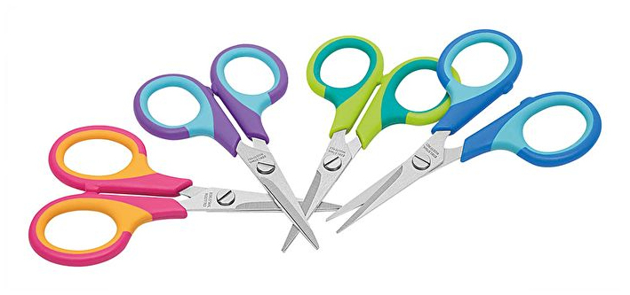 WEDO Kinderschere Soft-Kid spitz 11.5 cm im 30er Display, Ansicht 2