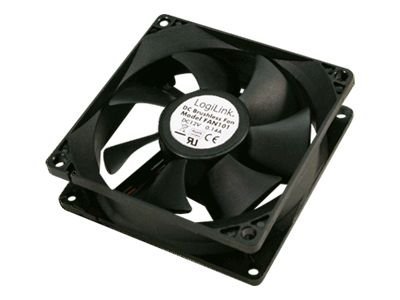 LogiLink FAN101 - Gehäuselüfter - 80 mm - Schwarz