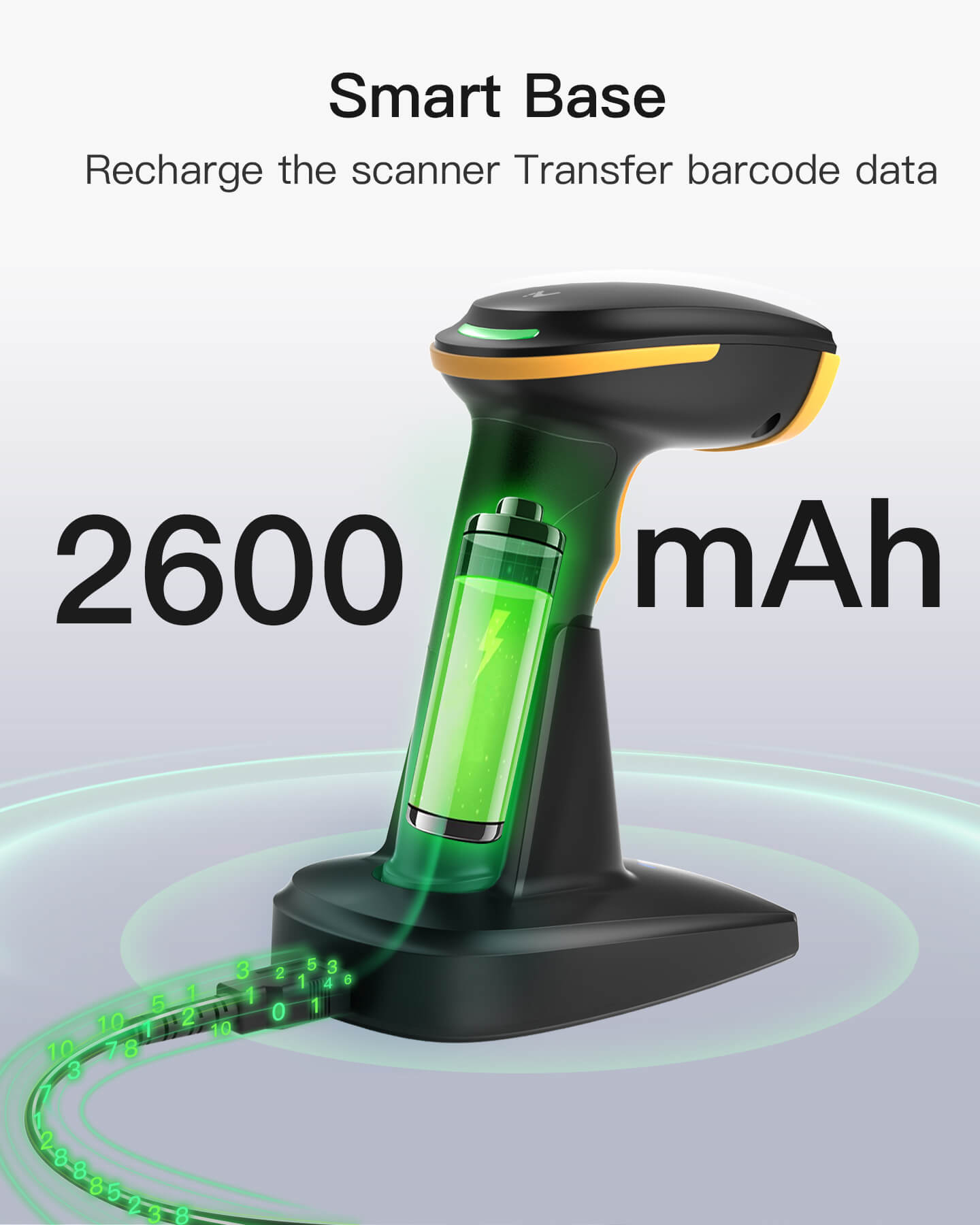 Inateck Barcodescanner 36 black[BCST-36_black] - Barcode-Scanner, Ansicht 3