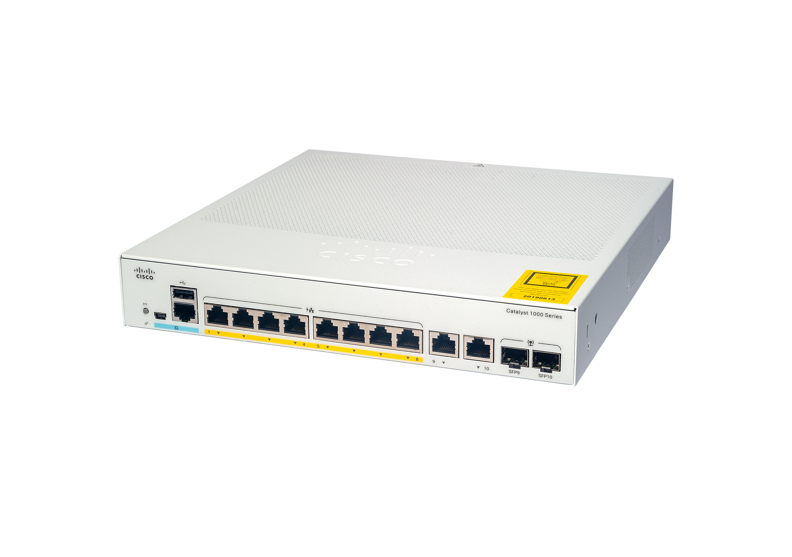 Cisco Catalyst C1000-8T-E-2G-L, Managed, L2, Gigabit Ethernet (10/100/1000), Vollduplex