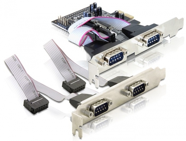 Delock 4 x serial PCI Express Card - Serieller Adapter, Ansicht 2