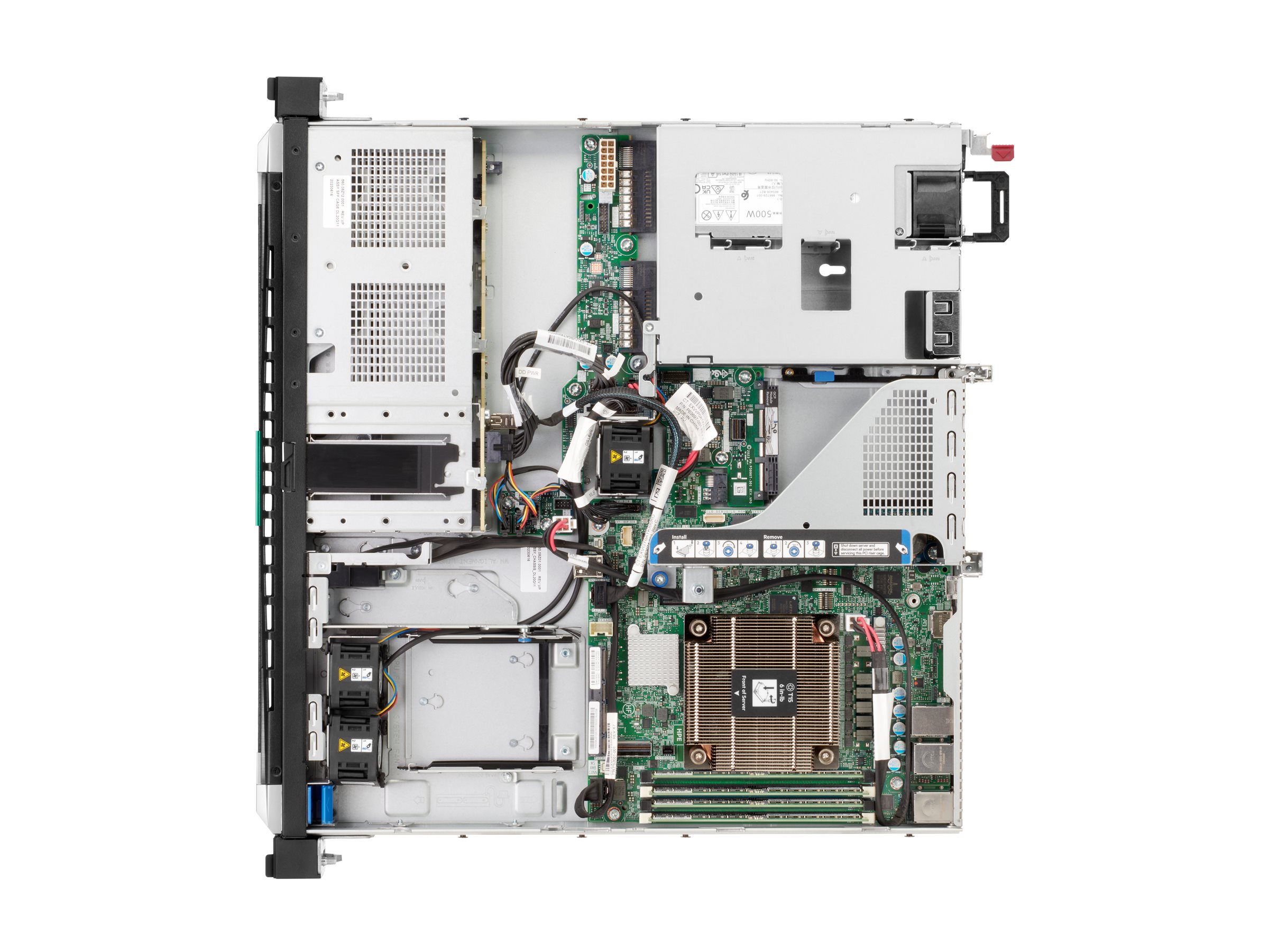 HPE ProLiant DL20 Gen11 - Server - Rack-Montage - 1U - 1-Weg - 1 x Xeon E-2436 / 2.9 GHz - RAM 32 GB - SATA - Hot-Swap 6.4 cm (2.5")
