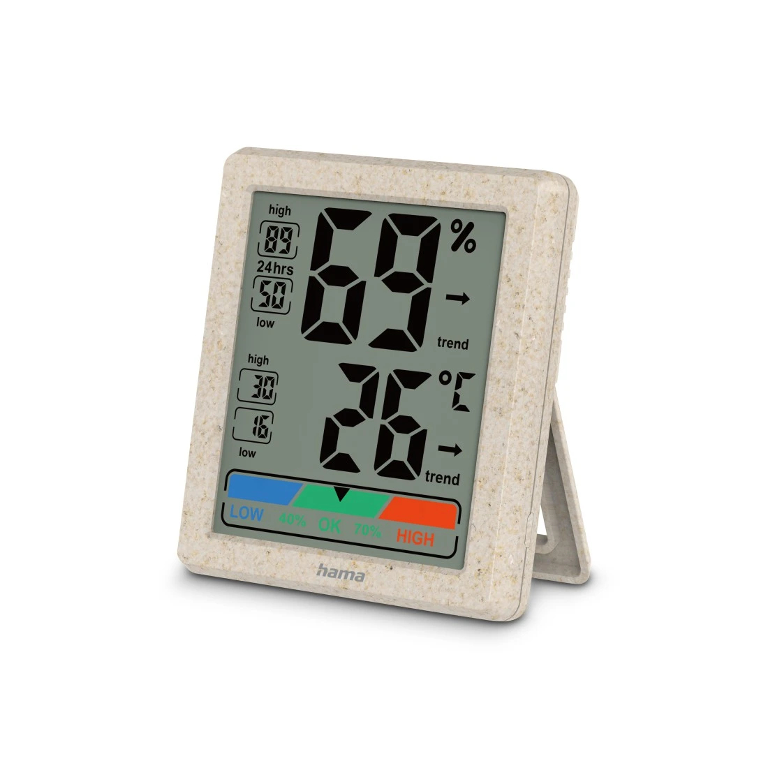 Hama Thermometer und Hygrometer Ponza digital für innen 222227, Ansicht 3