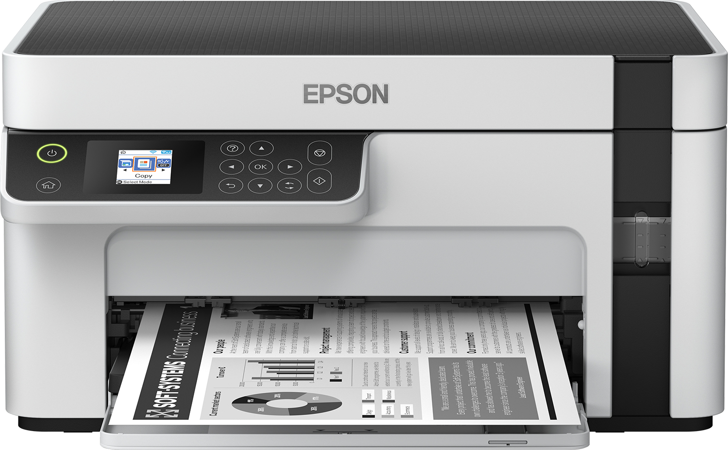 Epson EcoTank ET-M2120, Tintenstrahl, Monodruck, 1440 x 720 DPI, A4, Direktdruck, Schwarz, Weiß