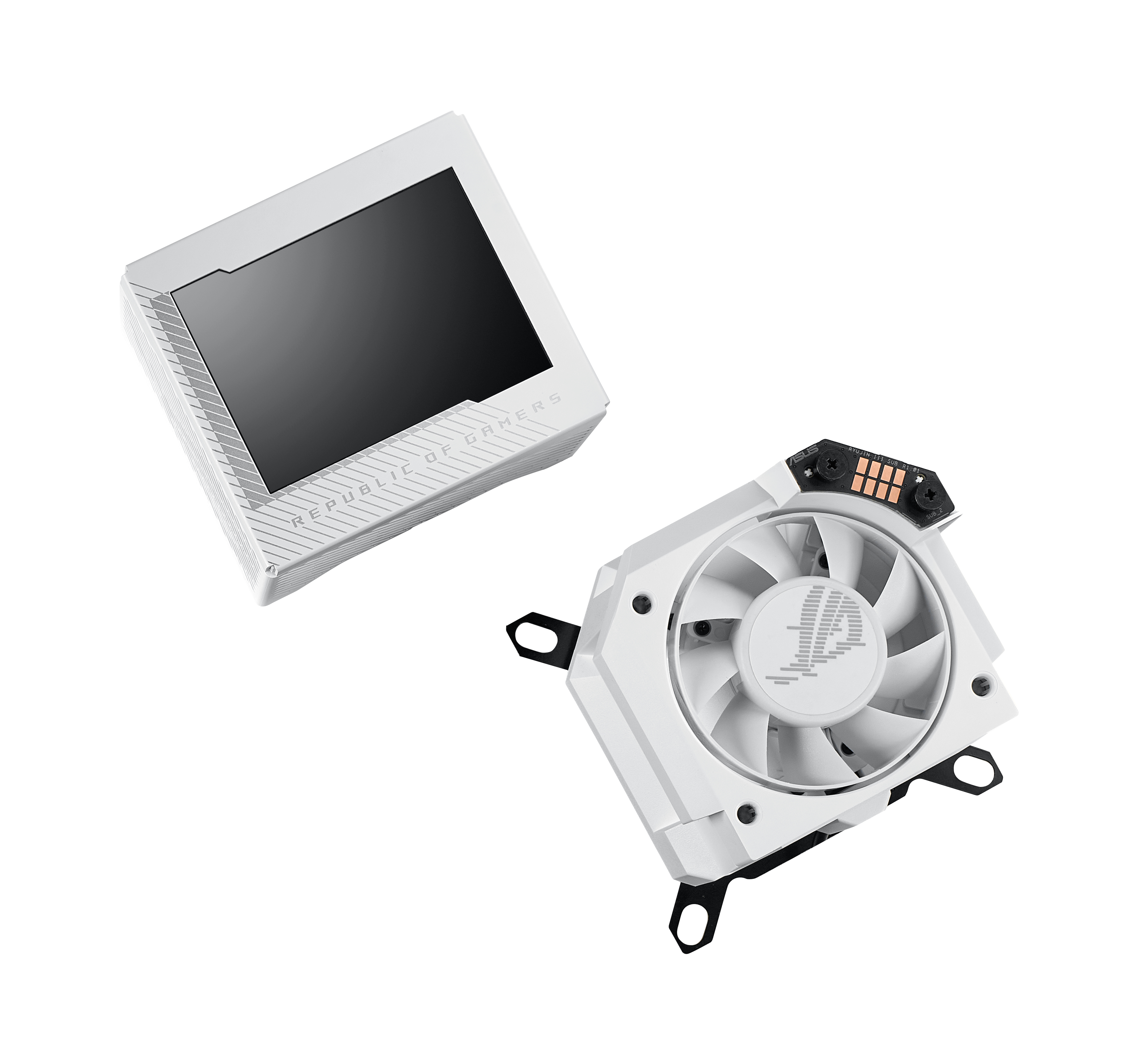 ASUS ROG RYUJIN III - White Edition - Flüssigkühlsystem für CPU im Waterblock-Design - (für: AM4, LGA1200, LGA1700, AM5), Ansicht 2