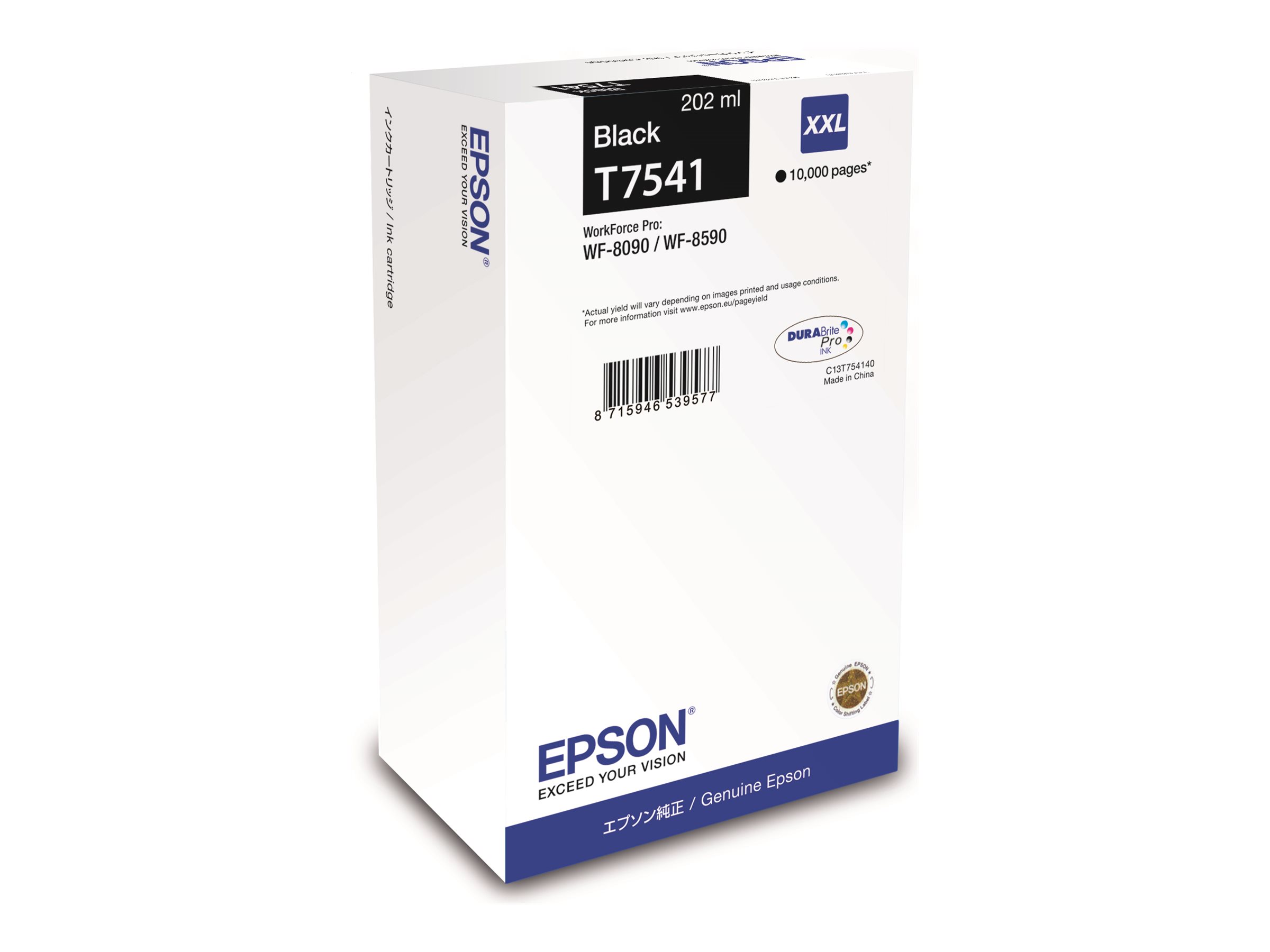 Epson T7541 - 202 ml - Größe XXL - Schwarz - original