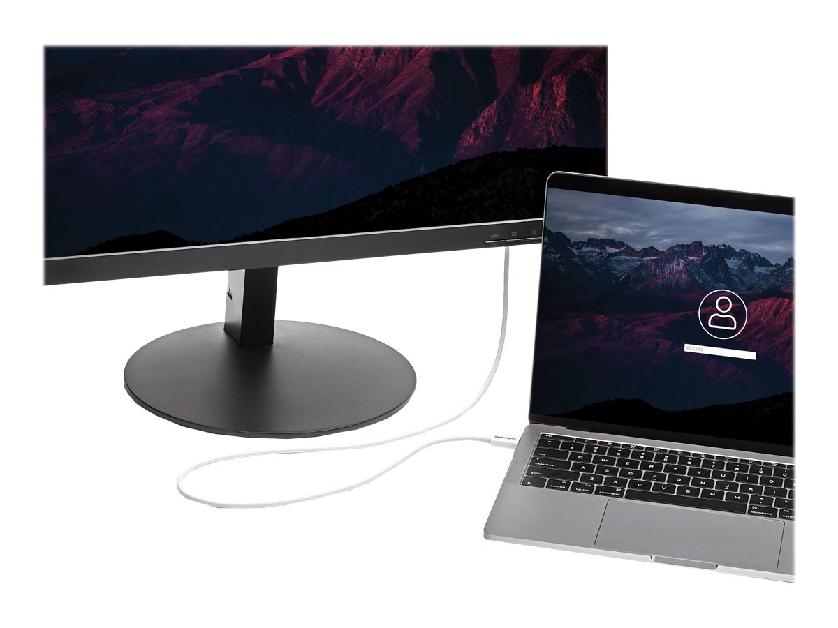 StarTech.com 3.3ft (1m) Thunderbolt 3 Cable, 20Gbps, 100W PD, 4K Video, Thunderbolt-Certified, Compatible w/ TB4/USB 3.2/DisplayPort - Thunderbolt-Kabel - USB-C (M)