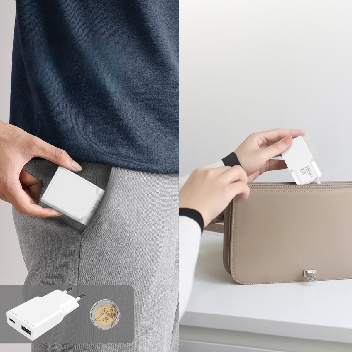 4smarts Netzladegerät PDPlug Slim Duos GaN 1C und USB-C Kabel, Ansicht 4