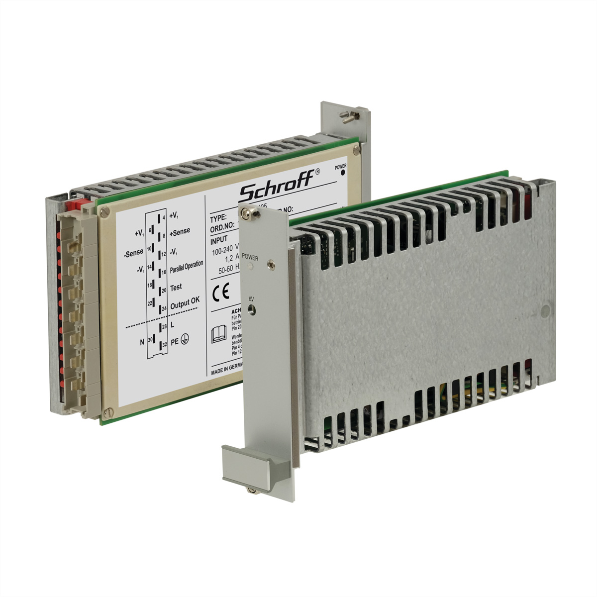 SCHROFF POWER SUPPLY MAX50-112 3U 6HP, Ansicht 2