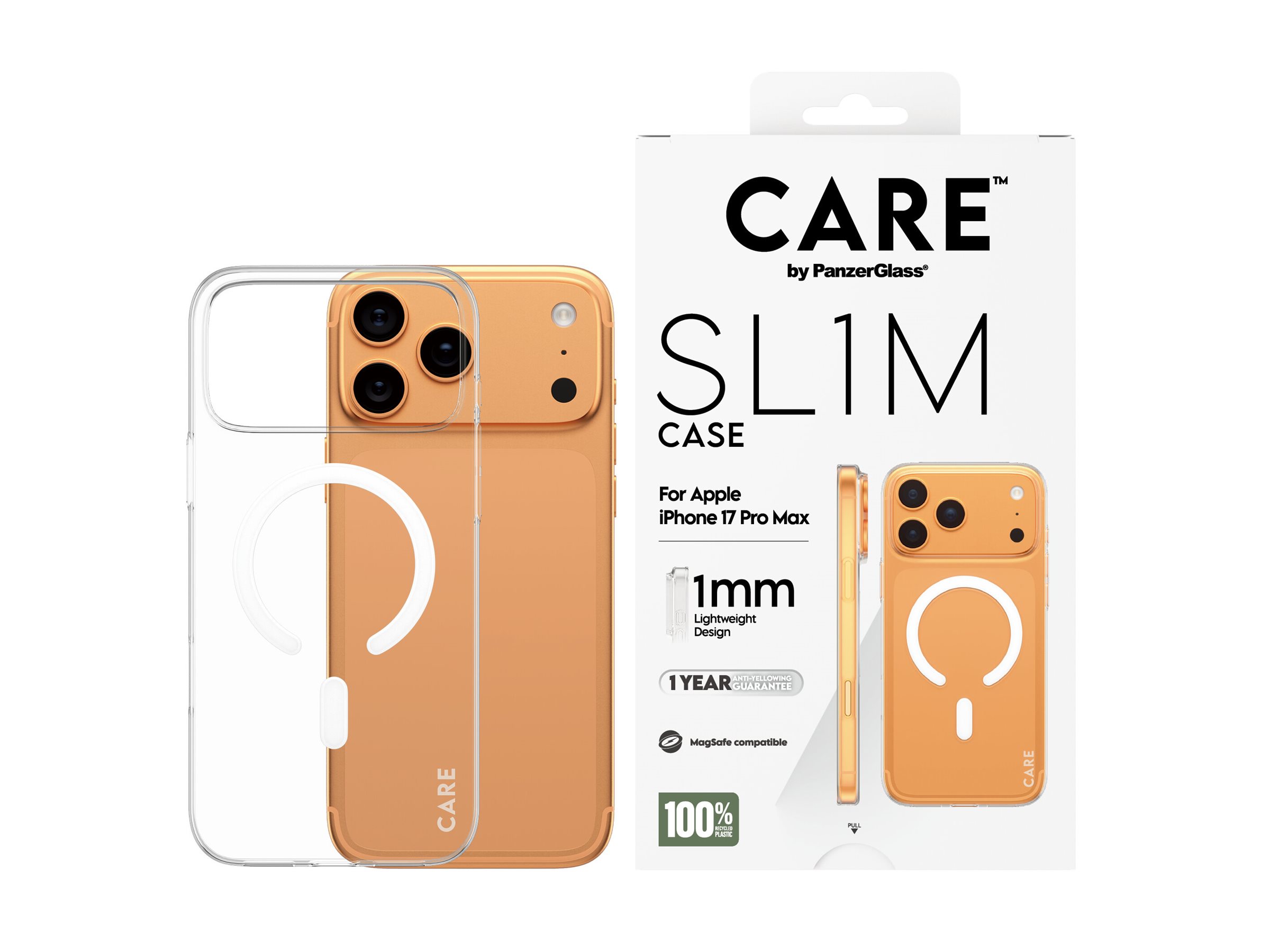 PanzerGlass CARE by SL1M Case Transparent iPhone 17, Ansicht 4