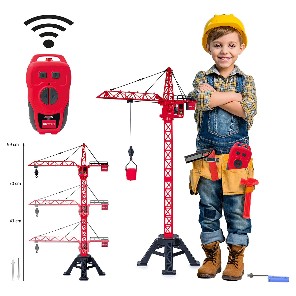 JAMARA Turmdrehkran Kutter XL 99 IR 6+, Ansicht 2