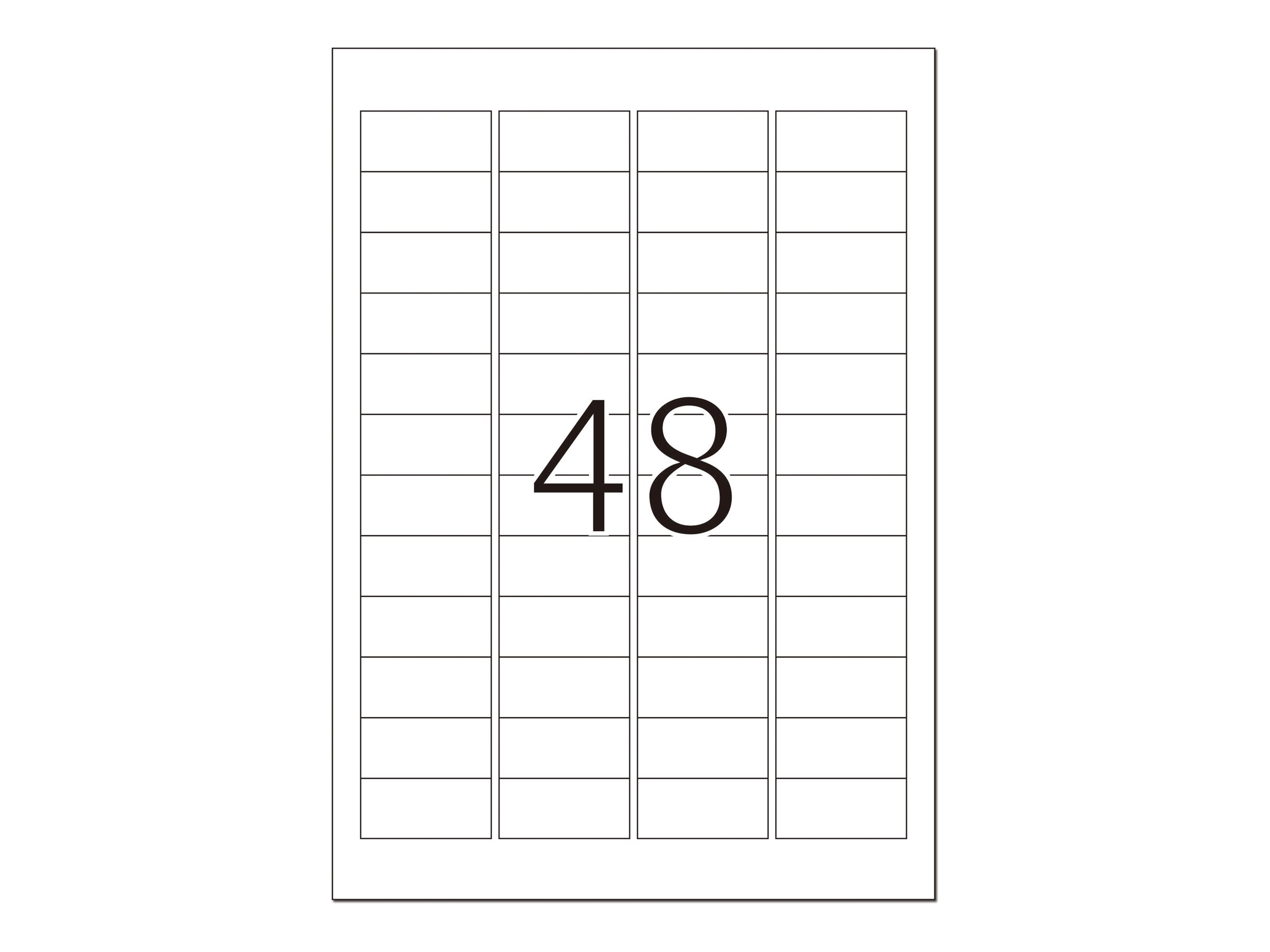 HERMA Selbstklebend - durchsichtig - 21.2 x 45.7 mm 1200 Etikett(en) (25 Bogen x 48)