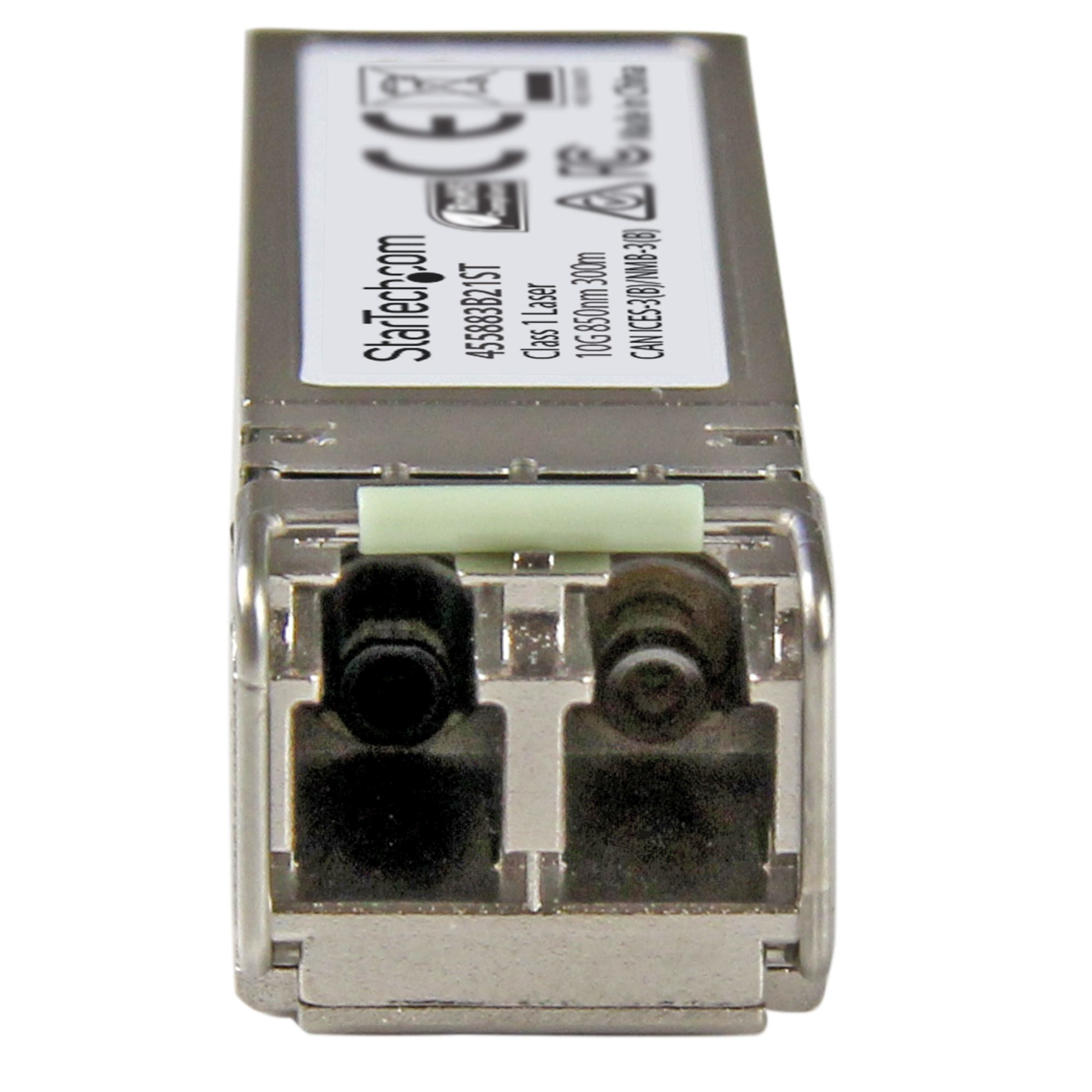 StarTech.com 10 Gigabit LWL SFP+ Transceiver Modul - HP 455883-B21 Kompatibel - MM LC mit DDM - 300m - 10GBase-SR, Ansicht 4