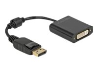 Delock Adapter DisplayPort 1.1 Stecker zu DVI Buchse Passiv schwarz