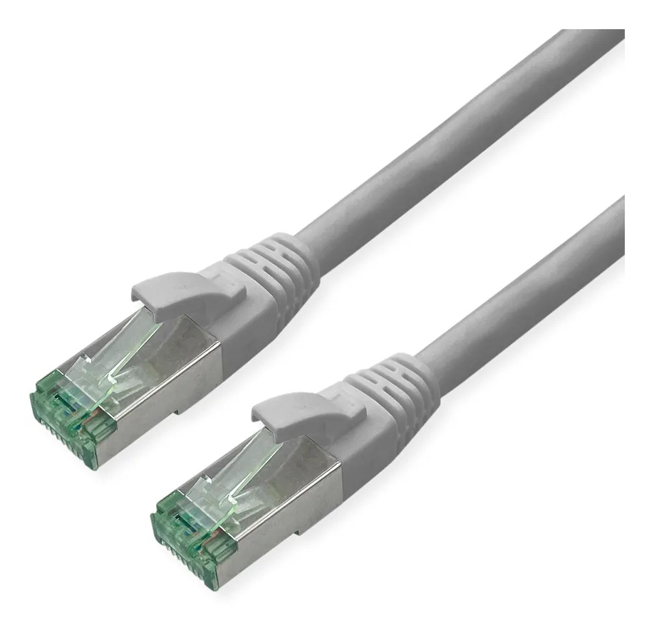 ROLINE RM S/FTP Patchkabel Kat6A/Kl.EA TPE grau 20m - FTP - PIMF, Ansicht 2