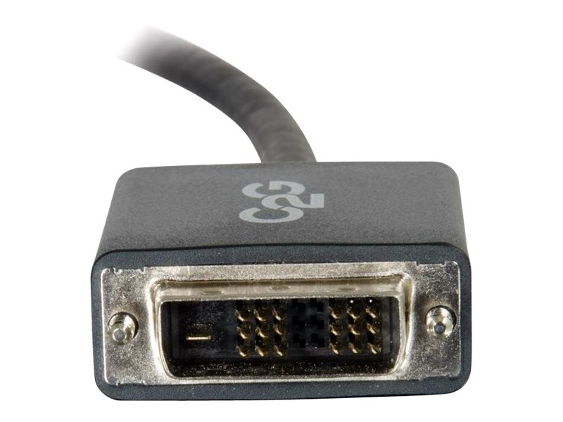 C2G 1m DisplayPort to Single Link DVI-D Adapter Cable MM - DP to DVI - Black - DisplayPort-Kabel - Single Link - DisplayPort (M)