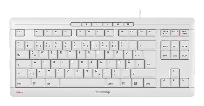 Cherry STREAM TKL - Tastatur - USB - TL: Deutsch, QWERTZ, Ansicht 2
