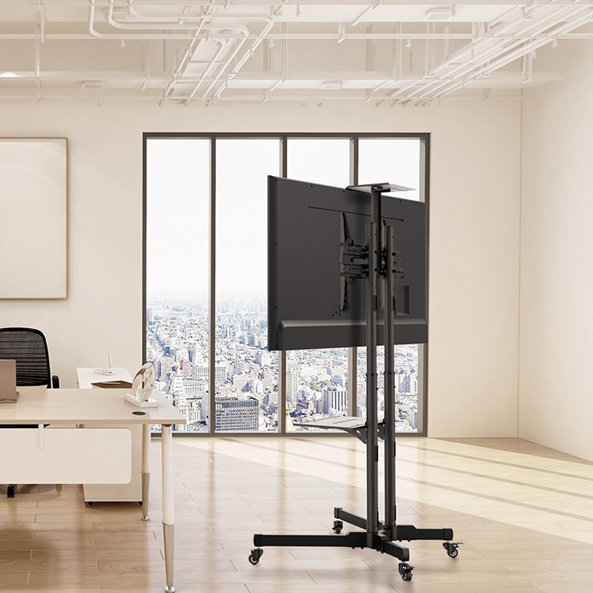 VALUE Wagen - für LCD TV - Schwarz - Bildschirmgröße: 94-177.8 cm (37"-70"), Ansicht 4
