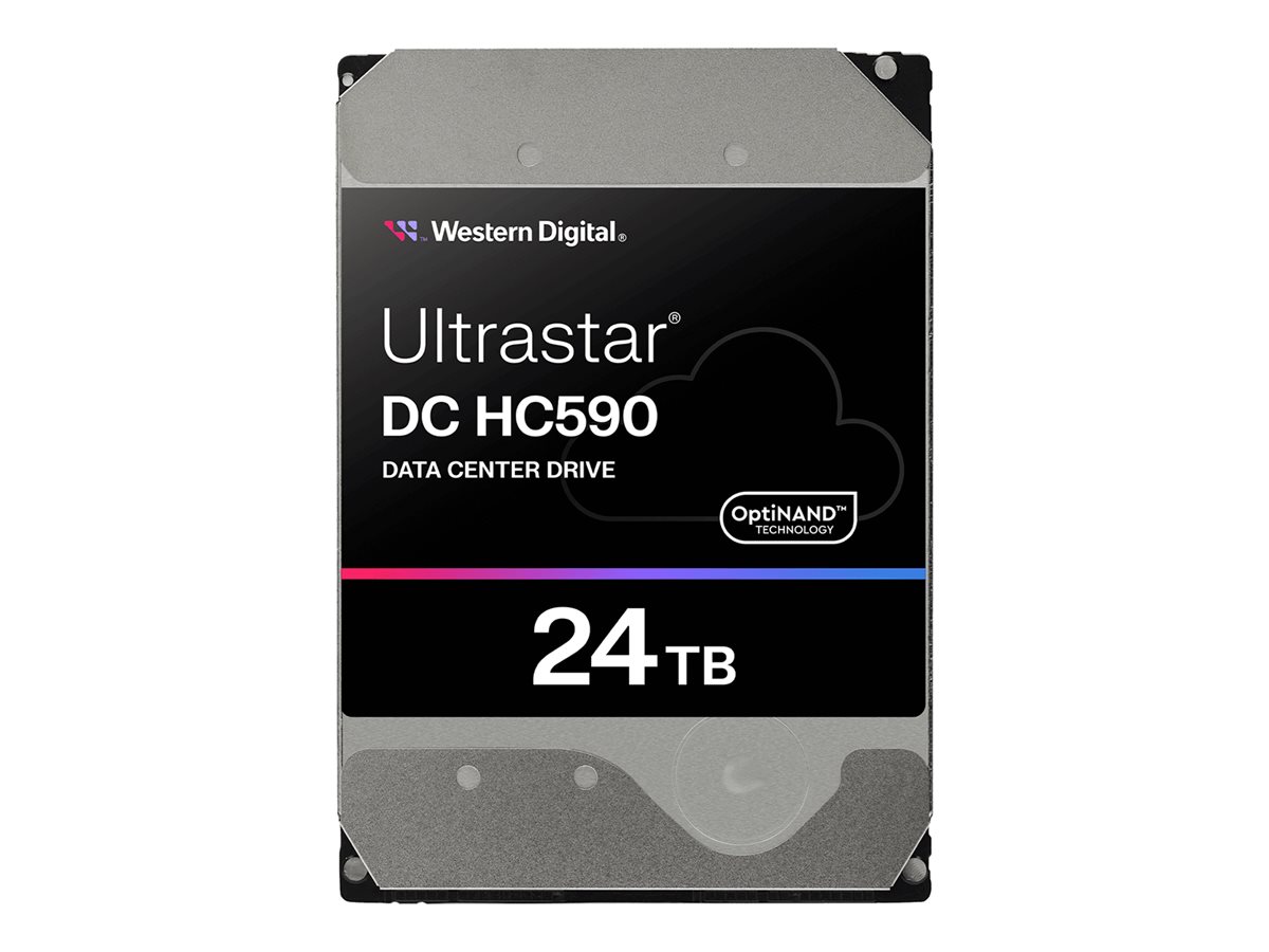 WD Ultrastar DC HC590 - Festplatte - Rechenzentrum - 24 TB - intern - 3.5" (8.9 cm)