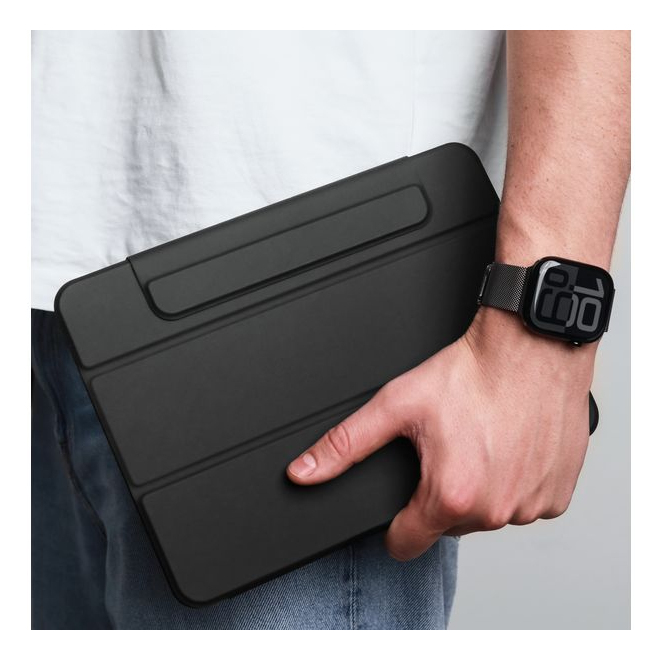 Vonmählen Tablet Book Cover Foldable Folio Schwarz, Ansicht 3