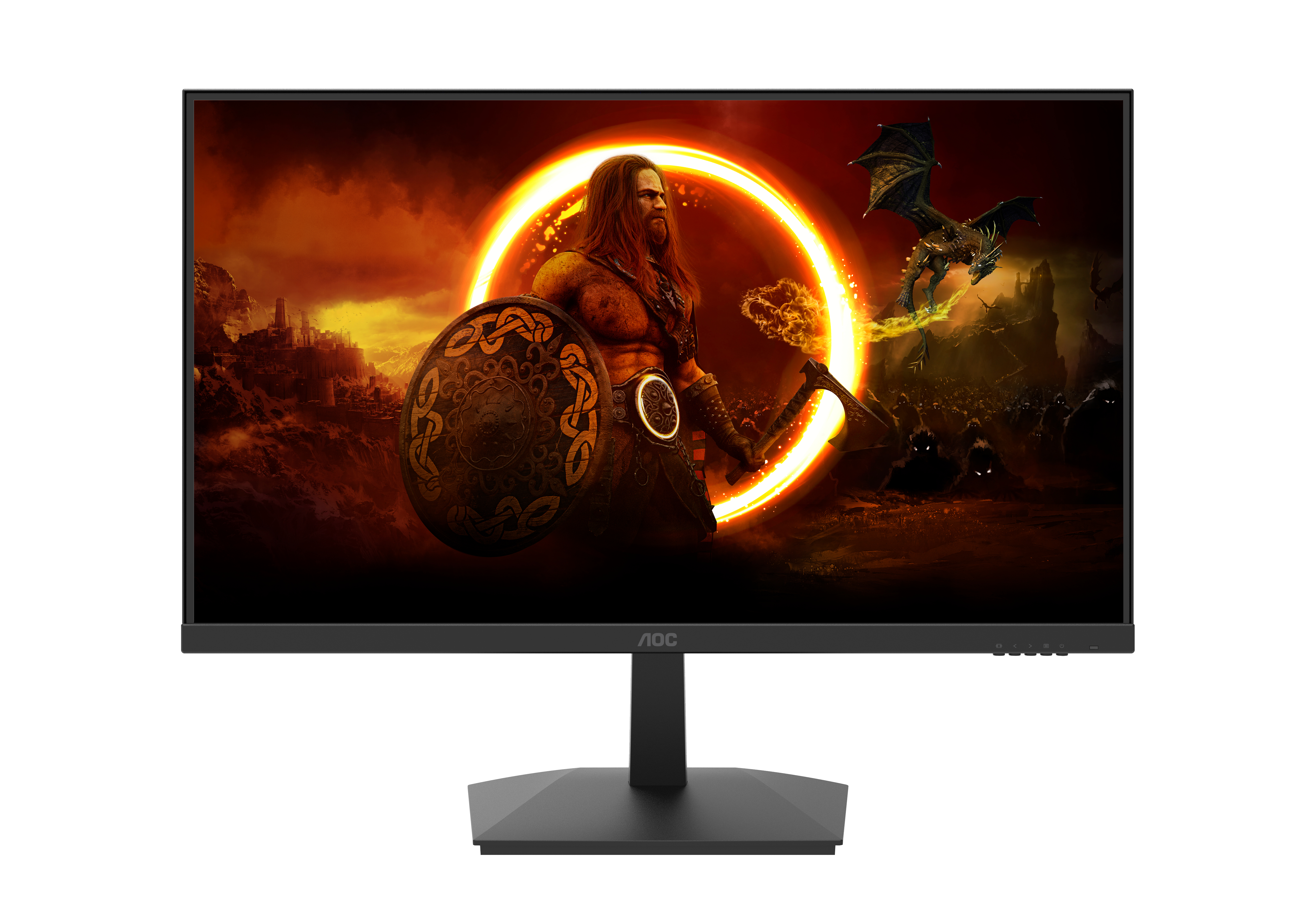 AOC Gaming 24G15N2 - 27 Zoll FHD Monitor 180 Hz 1ms AdaptiveSync 1920x1080 2x HDMI - 27 - 1 ms, Ansicht 2