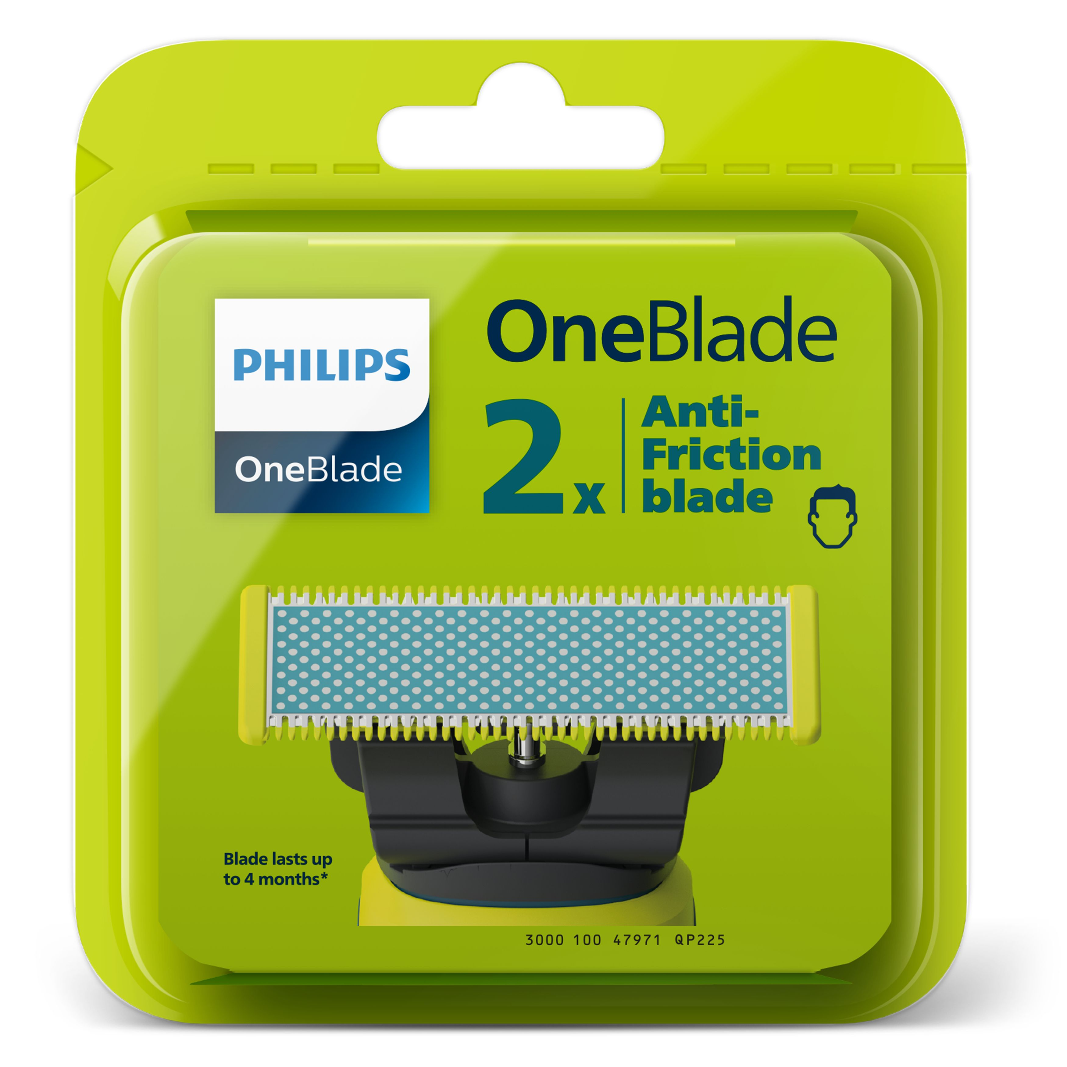 Philips OneBlade QP225 - Ersatzklinge - für Schneider (Packung mit 2), Ansicht 3