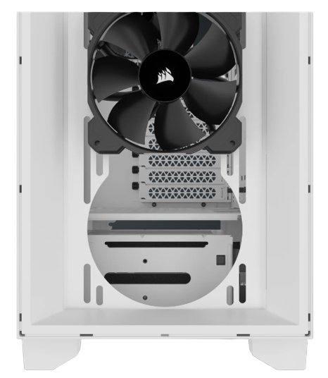 Corsair 3000D Tempered Glass Mid-Tower White, Ansicht 2