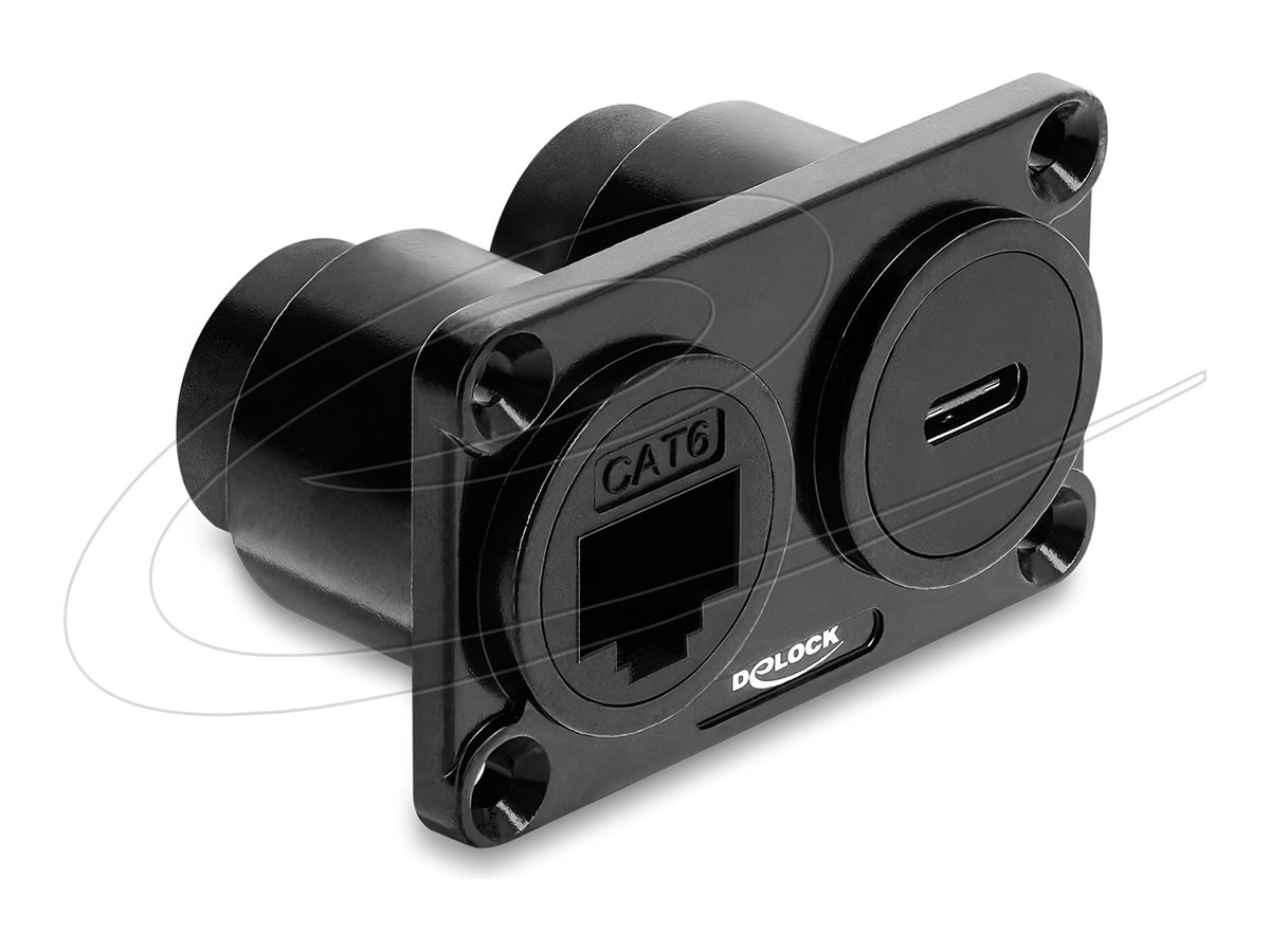 Delock Einrastmodul - built-in, 10 Gbps, PD 100 W, Cat 6