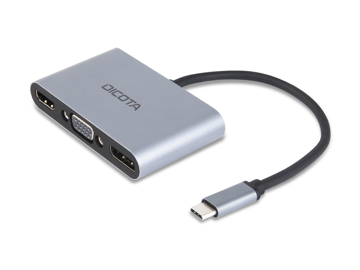 Dicota 5-in-1 - Dockingstation - USB-C - DP