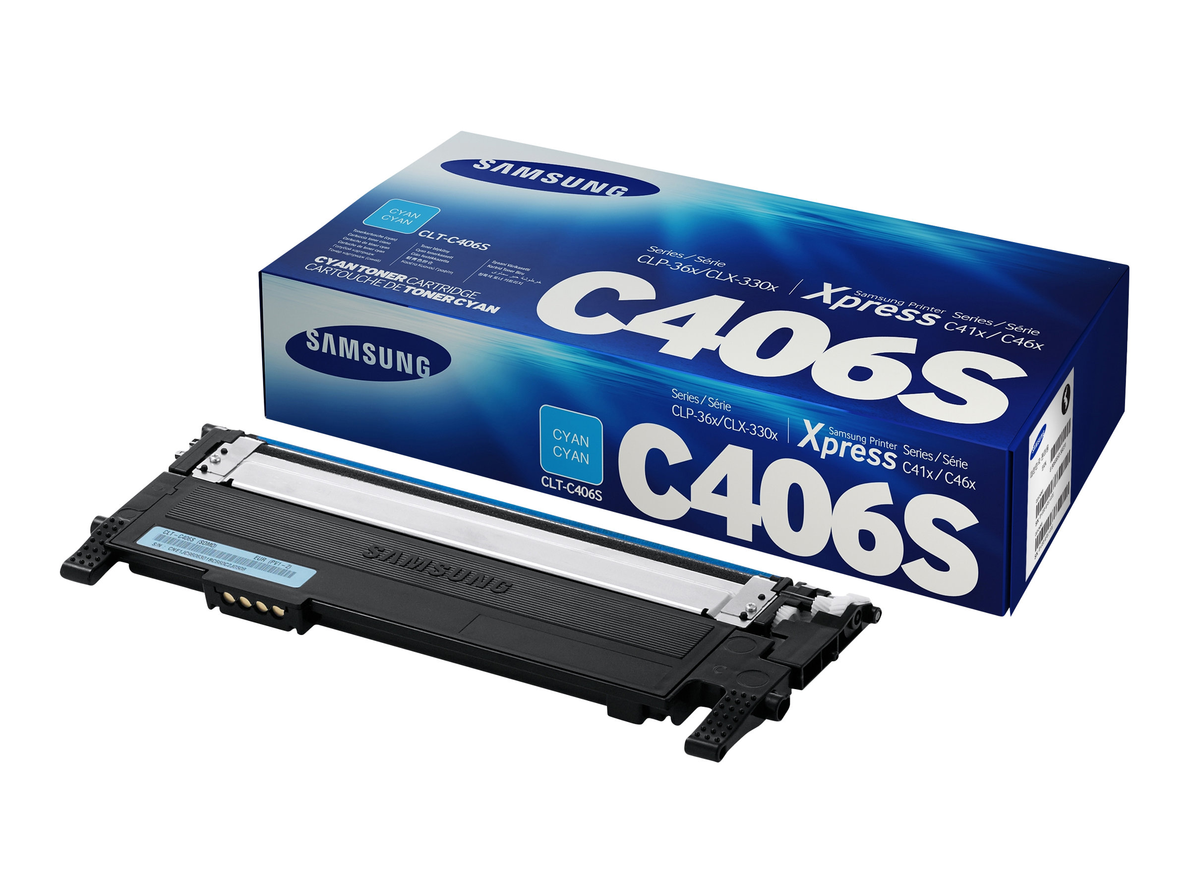 Samsung CLT-C406S - Cyan - Original - Tonerpatrone (ST984A)