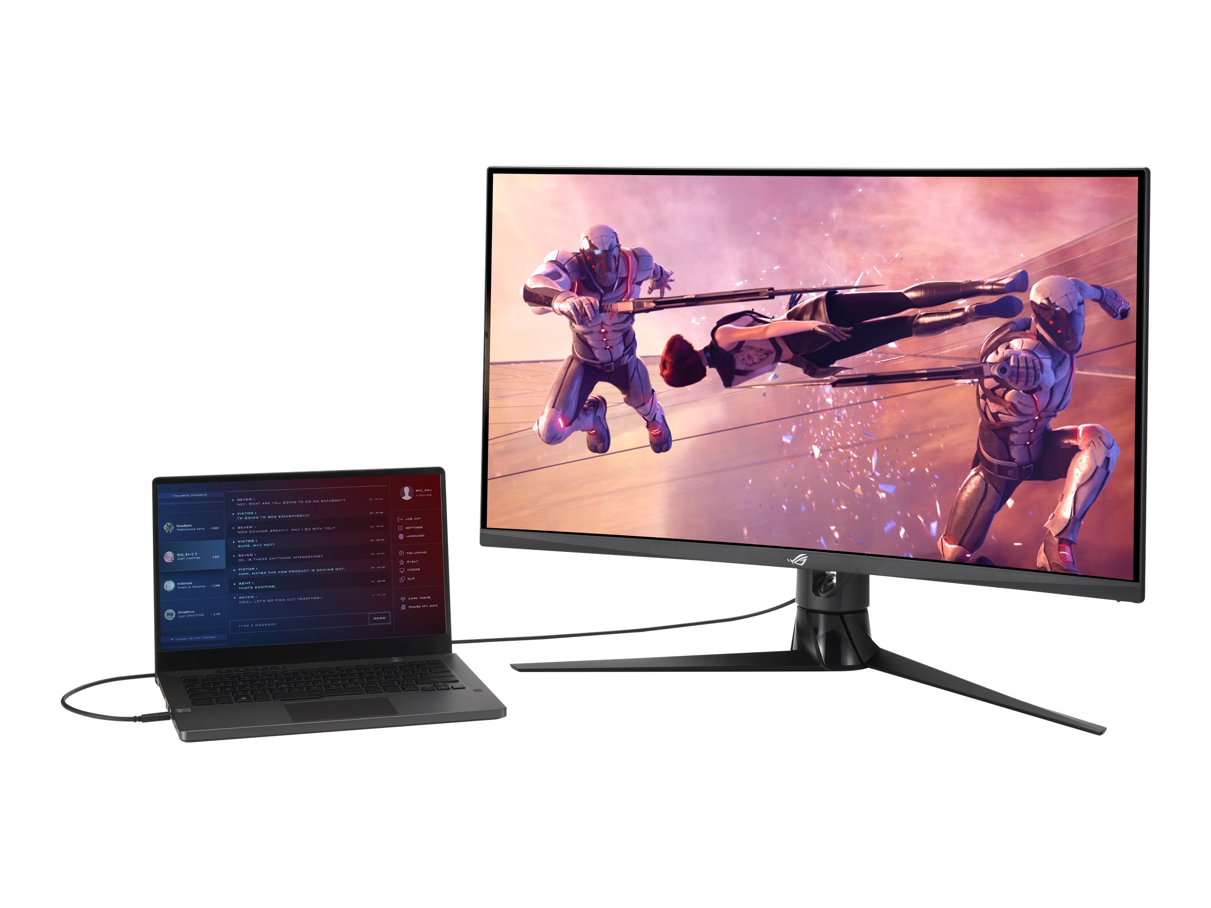 ASUS ROG Strix XG32VC - LED-Monitor - Gaming - gebogen - 80.1 cm (31.5)