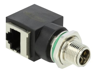 Delock Netzwerkadapter - 8-polig M12 (M) zu RJ-45 (W)