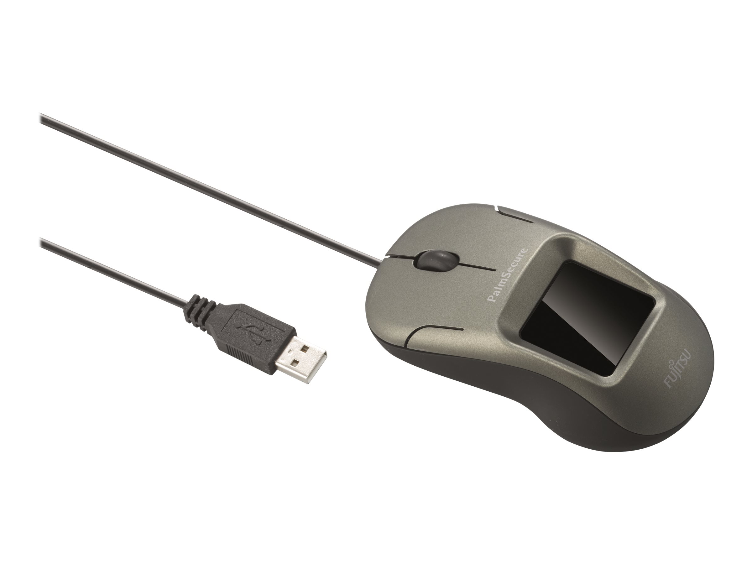 Fujitsu PalmSecure Login Kit - Maus - kabelgebunden - USB - Dunkelgrau