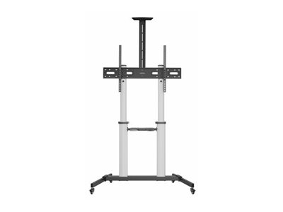 Manhattan Aluminium Multimedia TV-Staender auf Rollen 60-100, Ansicht 4