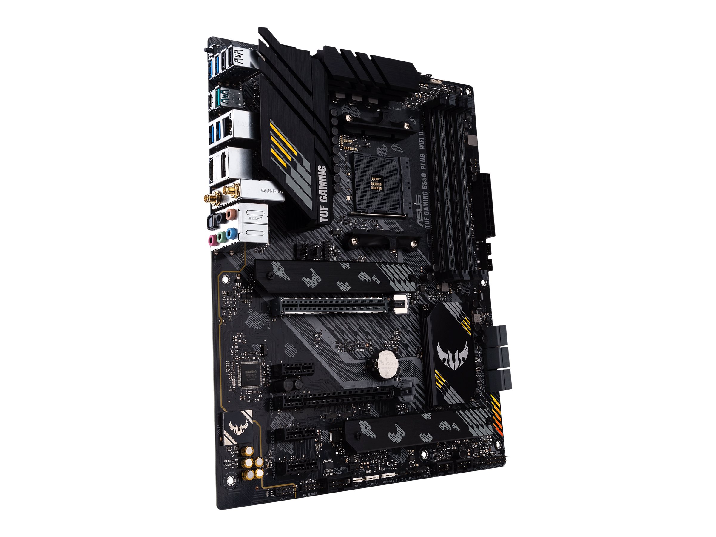 ASUS TUF GAMING B550-PLUS WIFI II - Motherboard - ATX - Socket AM4 - AMD B550 Chipsatz - USB-C Gen2 USB 3.2 Gen 1 USB 3.2 Gen 2 - 2.5 Gigabit LAN Wi-Fi 6 Bluetooth - Onboard-Grafik (CPU erforderlich)