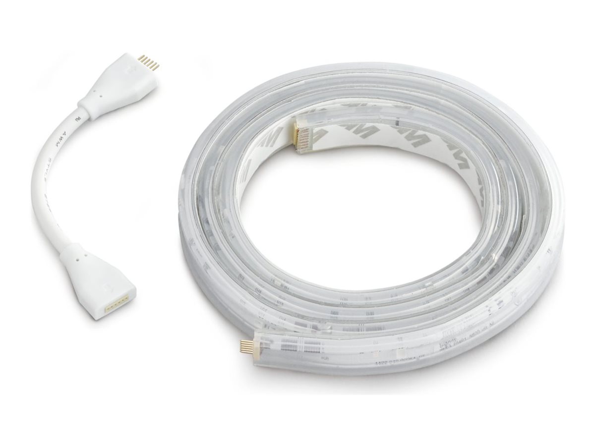 Philips Hue White and Color ambiance Lightstrip Plus Verlängerung V4 1 Meter - Intelligenter Leuchtstreifen, Ansicht 5