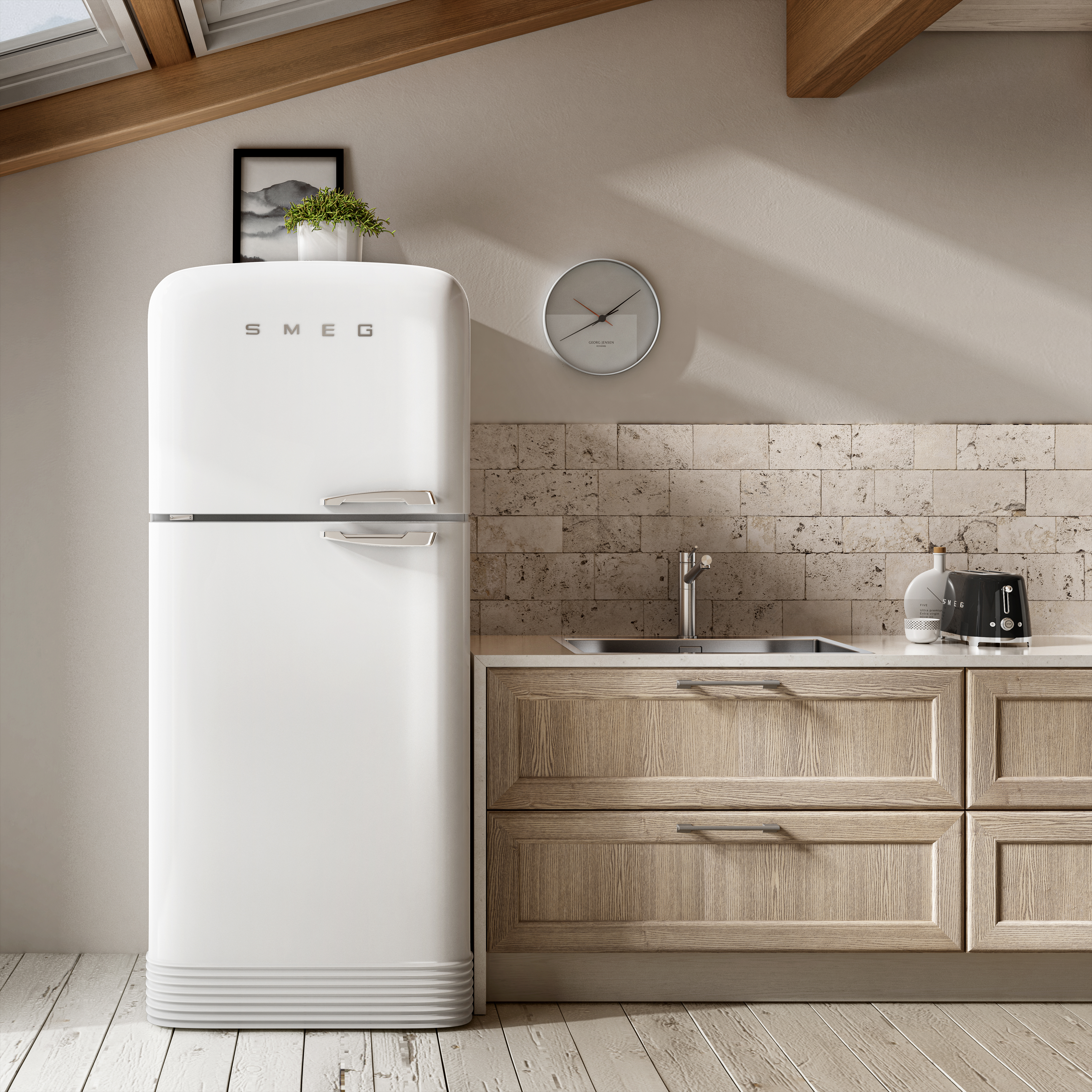 SMEG 50's Style TSF01BLEU - Toaster - 2 Scheibe, Ansicht 4