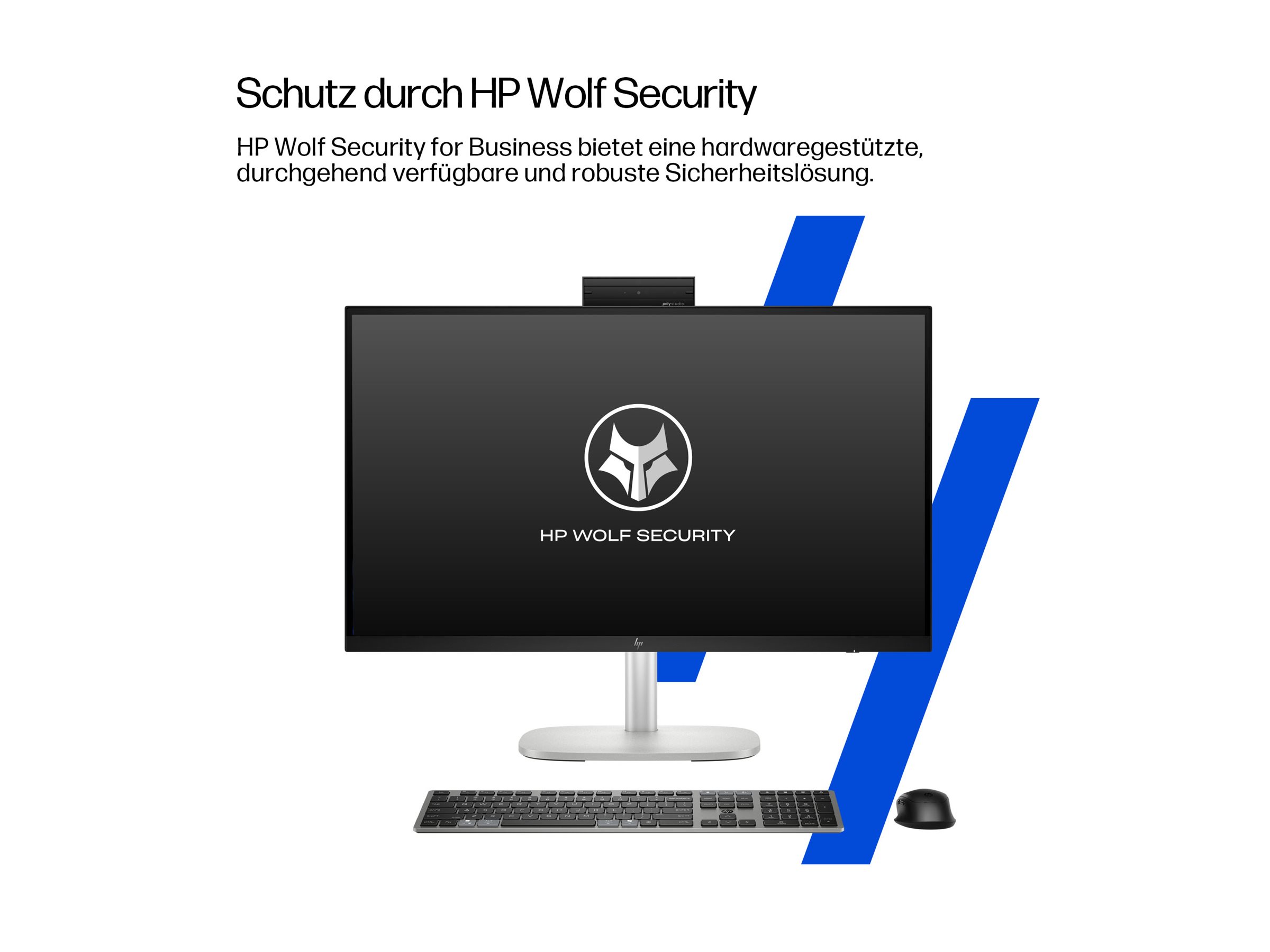 HP EliteStudio 8 G1i AI - All-in-One (Komplettlösung) - Core Ultra 5 235 / 3.4 GHz - vPro Enterprise - RAM 16 GB - SSD 512 GB - NVMe - Intel Graphics - 1GbE, Wi-Fi 6, Bluetooth, Wi-Fi 7 - WLAN: 802.11a/b/g/n/ac/ax/be, Bluetooth 5.4 - Win 11 Pro - Monitor: