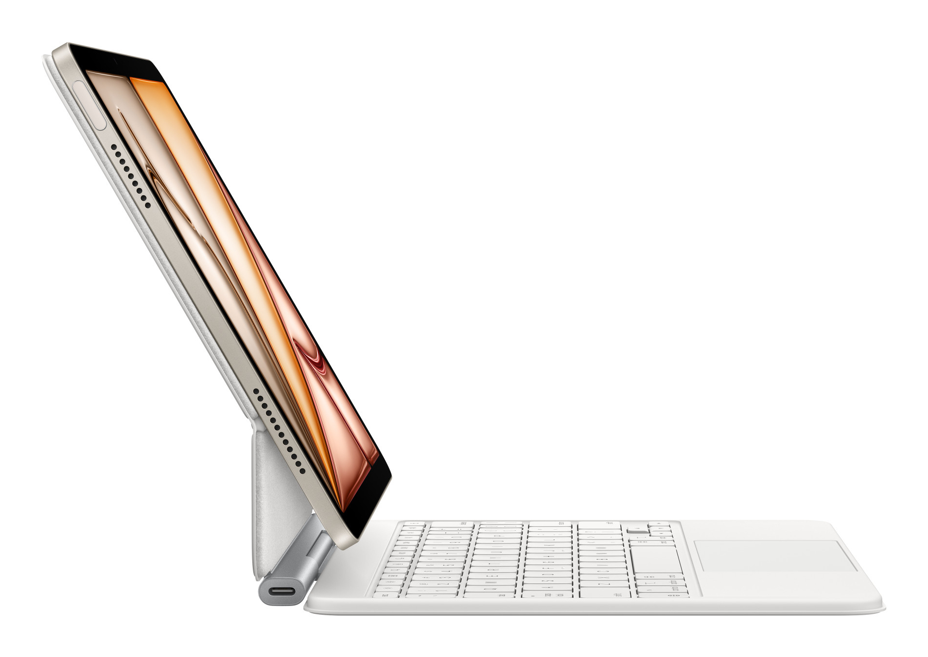 Apple Magic Keyboard - Tastatur und Foliohülle - mit Trackpad - Apple Smart connector - TL: UK, QWERTY, Ansicht 4