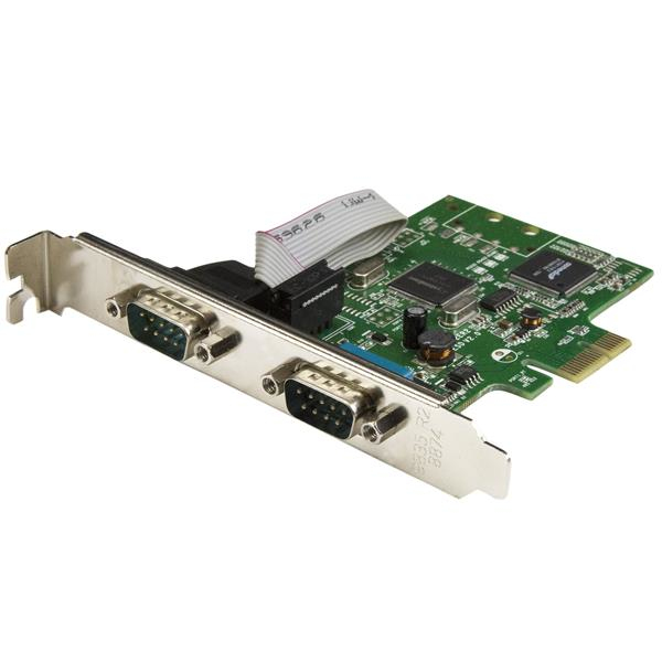 StarTech.com 2 Port PCI Express Seriell Karte mit 16C1050 UART, Ansicht 2