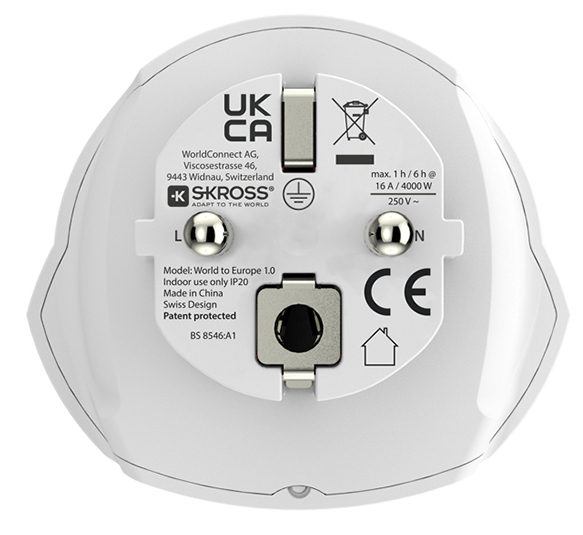 SKROSS Länderstecker World to Europe, Ansicht 4