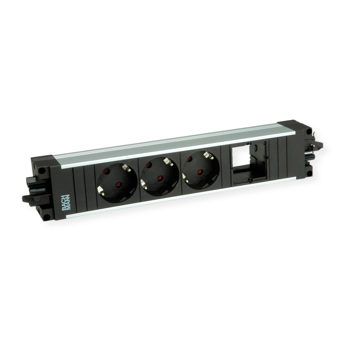 Bachmann Steckdosenleiste STEP ALU 3XCEE7/3 1XCMGST18, Ansicht 2