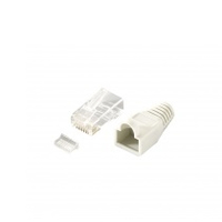 Equip Netzwerkanschluss - RJ-45 (M) - ungeschirmt - CAT 6 - geschirmt (Packung mit 100)